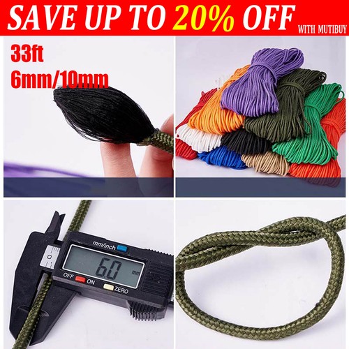 33ft 6mm 10mm 550 paracord - 550,