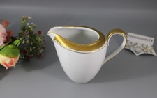Hutschenreuther Selb Bavaria, Favorit 3 milk jug 0.25 L etched gold etched edge