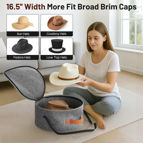 Hat storage box large - box,