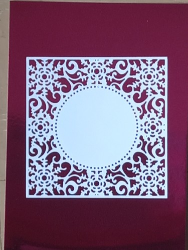 New snowflake frame - die, cuts