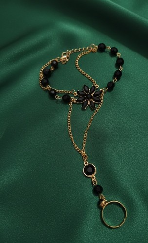 Retro slave bracelet black - retro,
