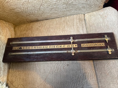 Vintage snooker scoreboard - snooker,