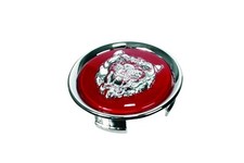 JAGUAR ALLOY WHEEL BADGE RUBY