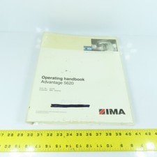 IMA Advantage 5620 Edgebander Operating Handbook