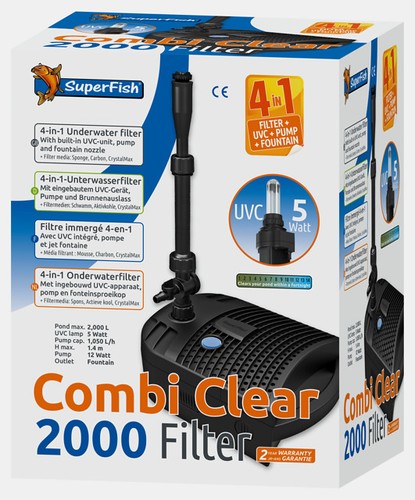 Superfish pond filter all - pond, in