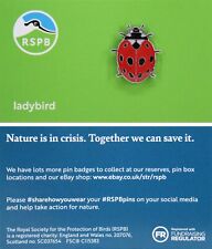 RSPB Pin Badge ladybird NIIC