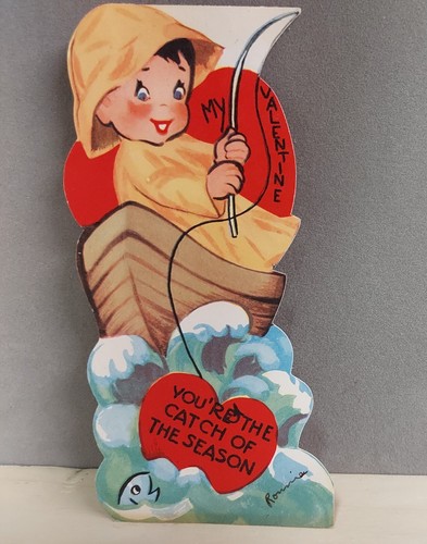 Vintage die cut valentines day - die,