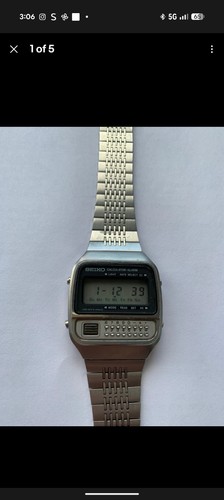 1980s vintage seiko calculator - 1980s,