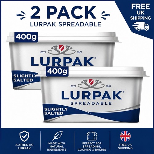 Lurpak slightly salted - slightly,