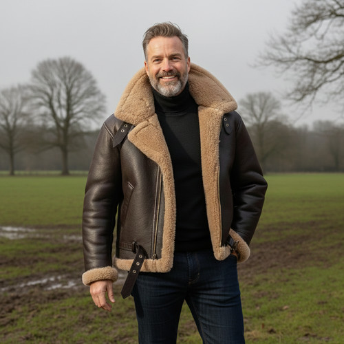 Mens raf bomber aviator - b3,