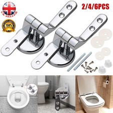 2/4/6Pcs Chrome Toilet Seat