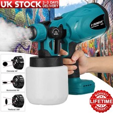 Cordless Paint Sprayer For Makita 18V Battery Powered HVLP Wall Power Spray Gun