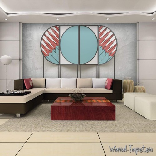 Geometric room divider - 3d,