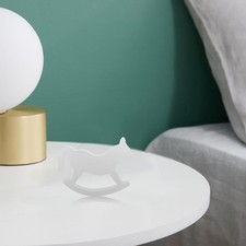 Wooden Rocking Horse Table Decoration Rocking Horse Figurine Collection