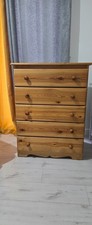 Vintage solid pine chest - solid, of