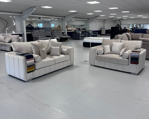 Madrid sofa set - sofa, cream