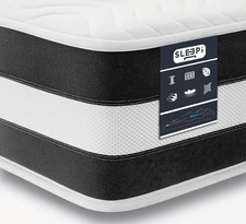 LUXE 3D Border Hybrid Mattress – Orthopaedic Design with Memory Foam and Springs