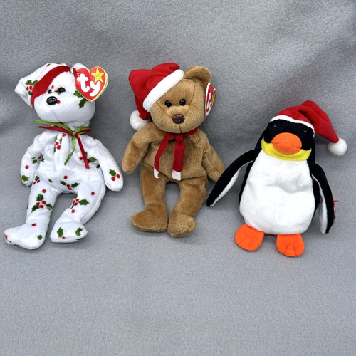 Christmas holiday plush - holiday, lot