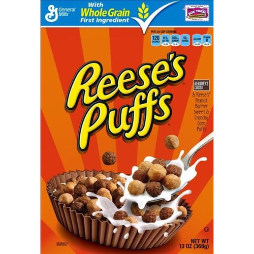 Reese puffs cereal - reese's,