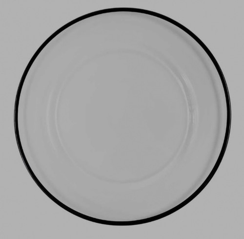 Set black rimmed glass - 4,