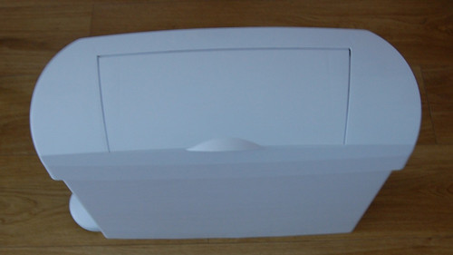Foot operated sanitary bin - operated,