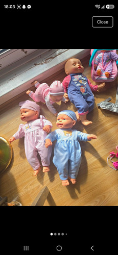 Tiny baby doll - doll, lot