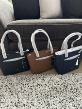 Lauren By Ralph Lauren Med Karly Shopper Leather Tote In 3 Colours BNWT rrp £249