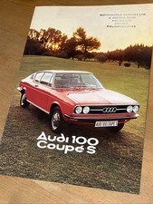 Audi 100 Coupe S Brochure Mid