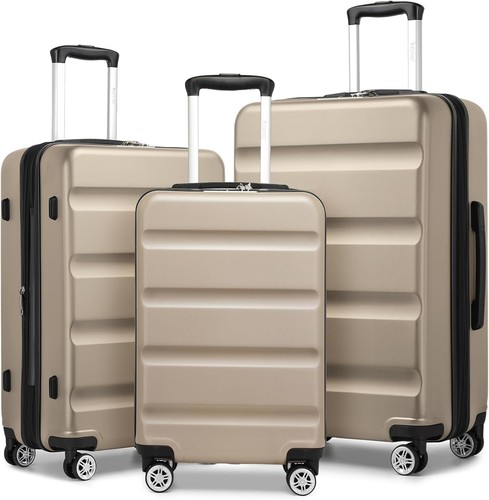 Piece hard shell - 3-piece, suitcase