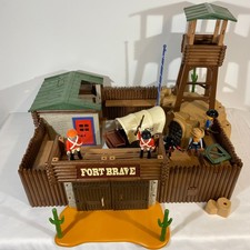 Playmobil Western Fort Brave 5245 Incomplete with Figures/Accessories