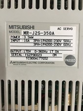 MITSUBISHI SERVO DRIVER MR-J2S-350A FREE EXPEDITED SHIPPING Refurbished