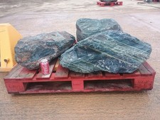  3 Large Granite Garden Rocks
