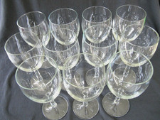 11 Large Plain Red Wine Glasses