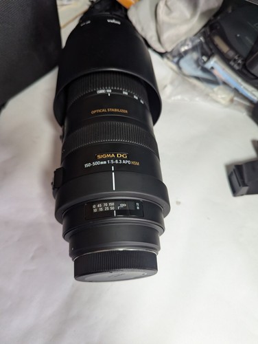 Sigma camera lens 150 500mm - lens, 150-500mm