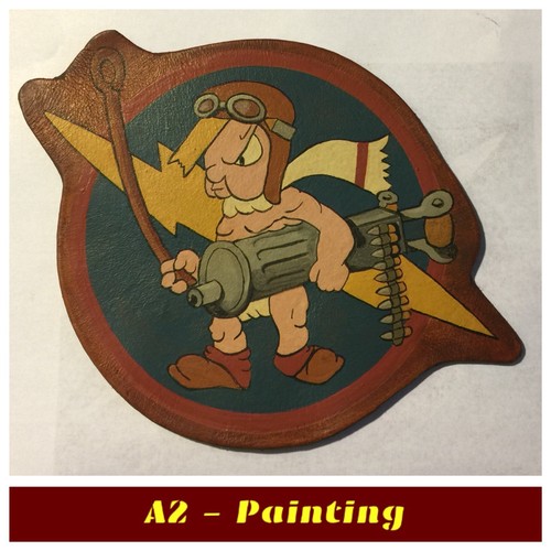 Ww2 hand painted - hand, fighter
