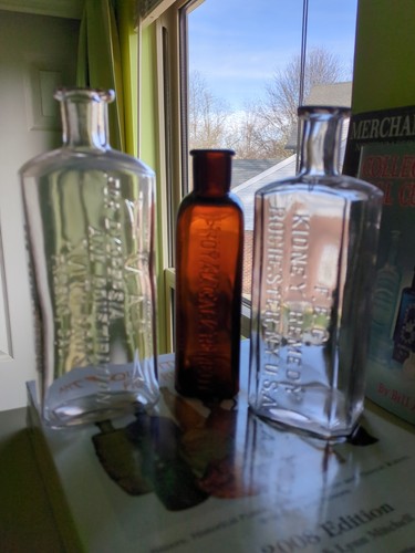 Three nice old antique - old,