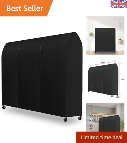 Extra large black clothes - black, rail