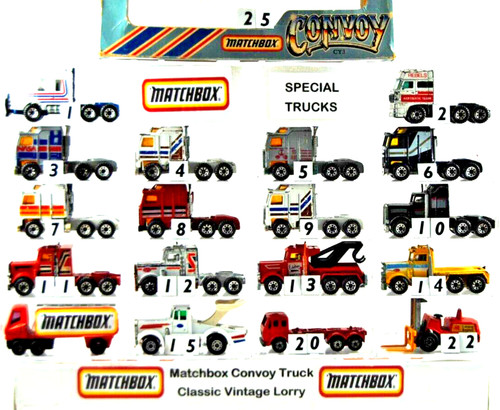 Various matchbox convoy - matchbox,
