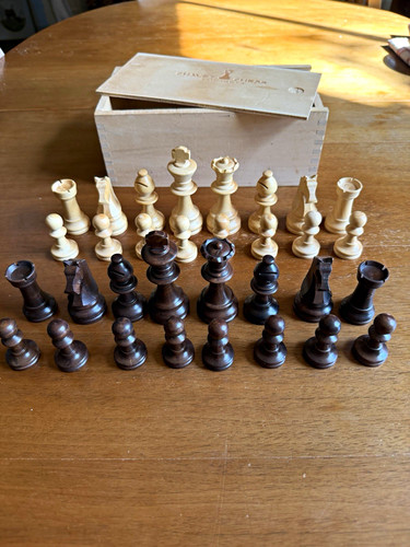 Vintage large chavet box - large, wood