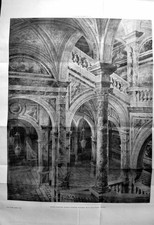 Old Builder 1894 Architecture Marble Staircase Glasgow Municipal Buil 19th