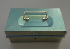Vintage Metal Tin Lockable