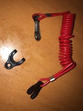 Genuine Tohatsu Outboard Safety Lanyard Cord & Spare End for Stop Switch
