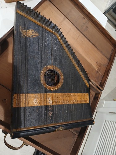 Antique columbia zither - columbia,