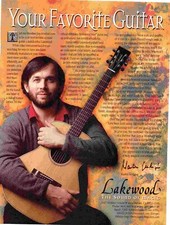 PPOT8  PICTURE/ADVERT 11X8 MARTIN SEELIGER & LAKEWOOD GUITARS