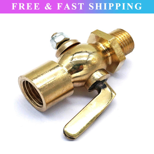 New brass fuel tap bsp - fuel, 1/4"bsp