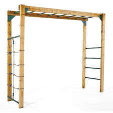 Plum Monkey Bars Attachment Climbing Frame Accessory FSC Timber Kids Outdoor