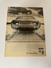 Original 1973 Mk1 Ford Capri Broadspeed AP Lockheed Magazine Advert Poster Retro