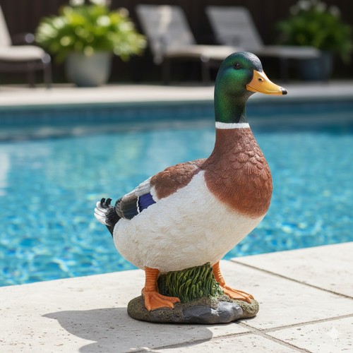 Duck garden ornaments - duck,