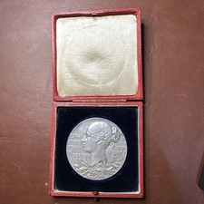 1897 Queen Victoria Official Diamond Jubilee Large Silver Medal