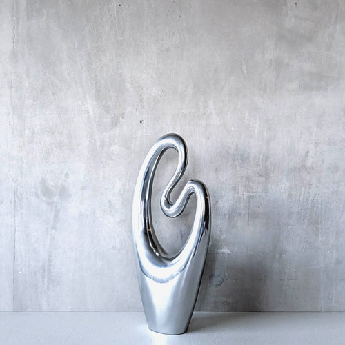 Vintage 1990s cast aluminium